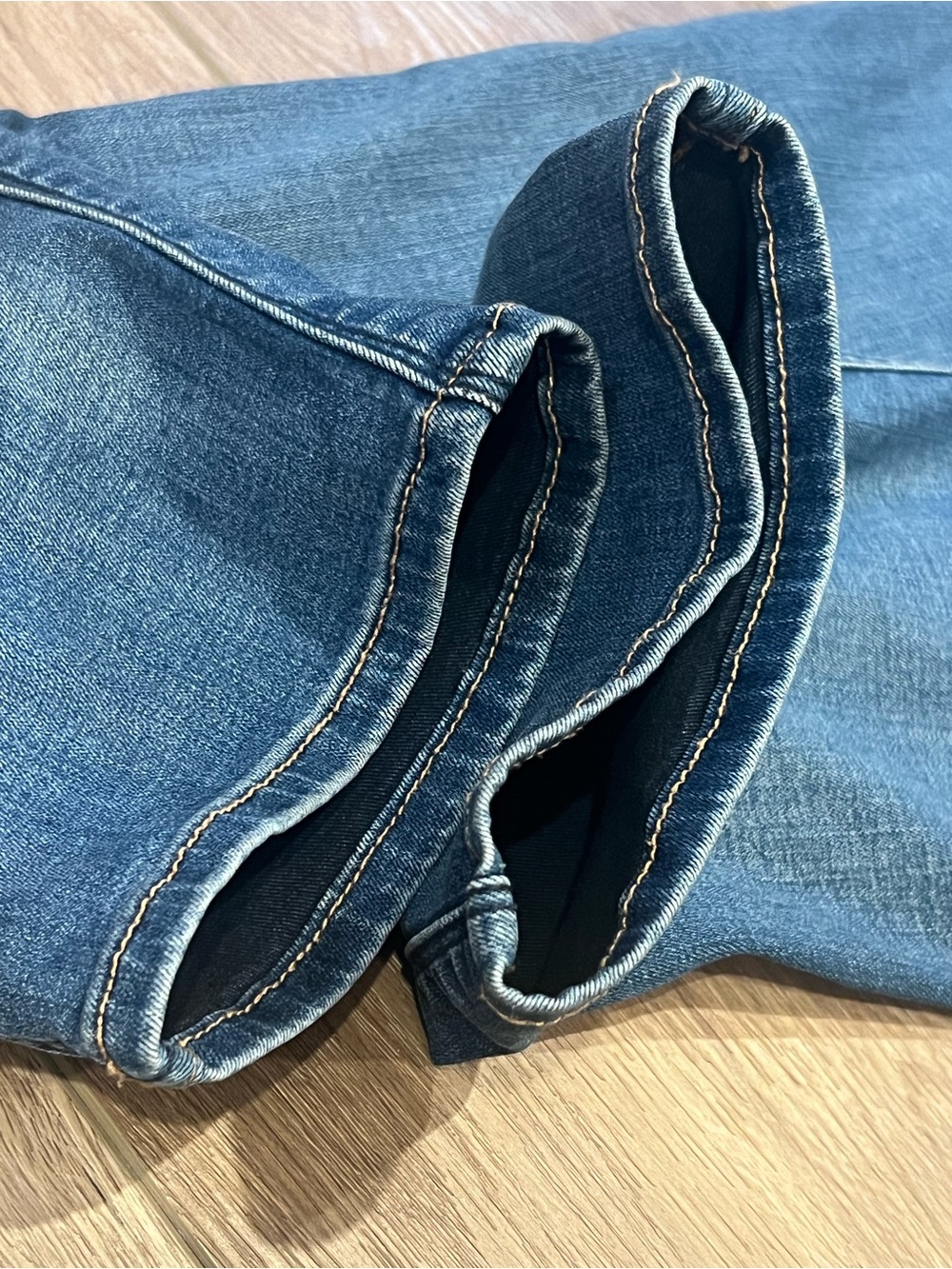 7 For All Mankind B(air) Kimmie Straight Leg Jeans Size 28 Wiskering Detail - Picture 13 of 14